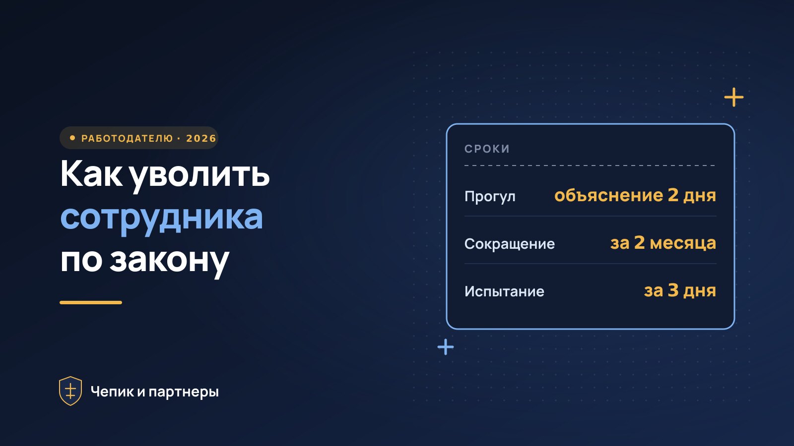 Как уволить сотрудника по закону в 2026 году: основания и порядок